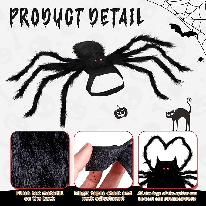 Disfraz de Araña Halloween para Oca Decorativa 23 pulgadas miniatura 4