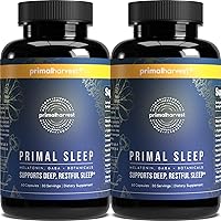 Vista 8 de Primal Harvest Suplemento de Apoyo para el Sueño Primal para Adultos con Melatonina, GABA, Raíz de Valeriana, L-Triptófano, Quelato de Bisglicinato