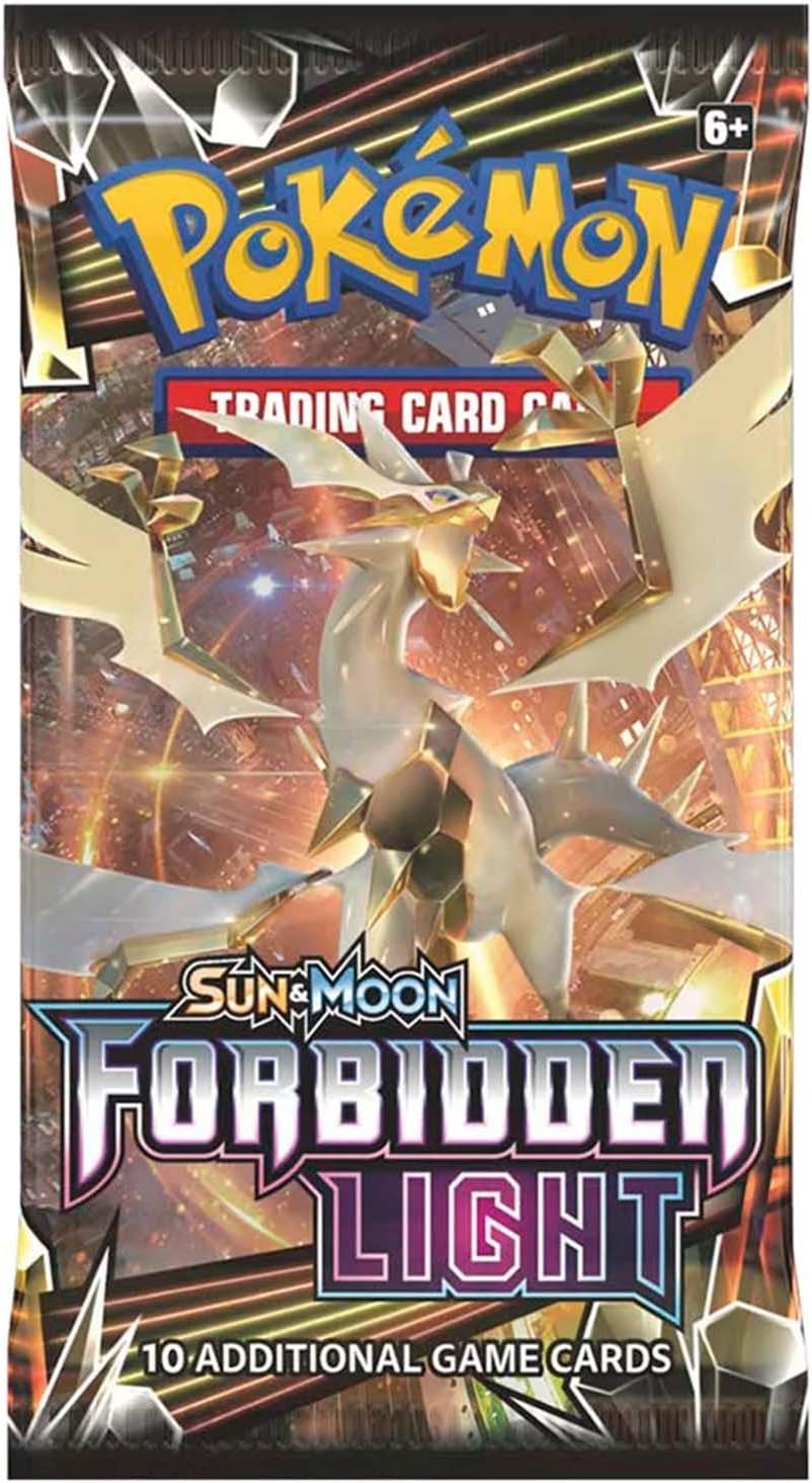 Pokemon TCG: Forbidden Light (SM6) Japanese Booster Pack - 1 Pack, 5 Cards | USA Seller