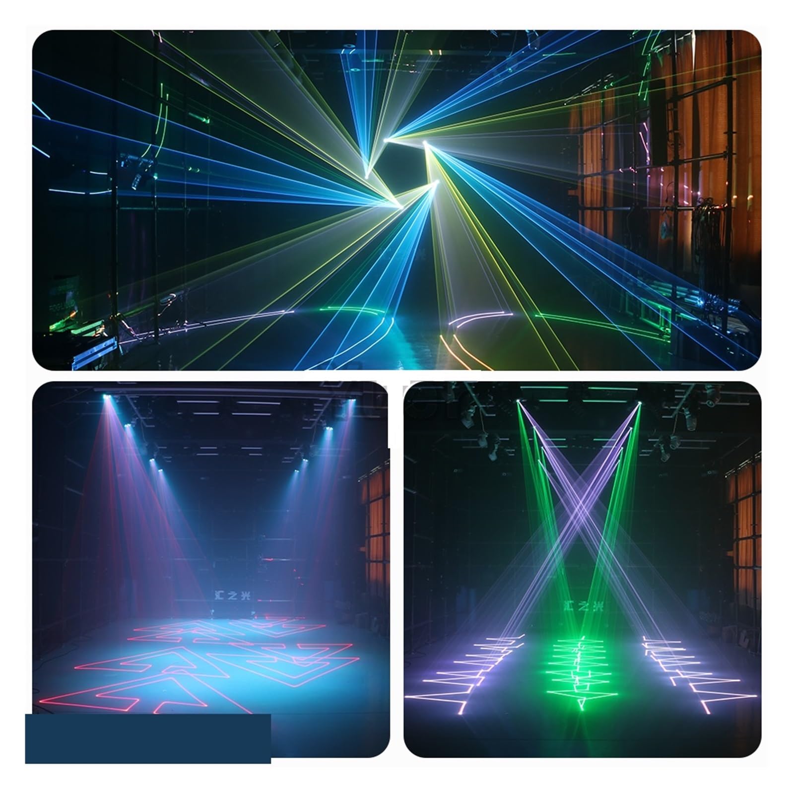 DJ-Lichter, 6X10W LED 2W Volle Farbe RGB Moving Head Licht Scannen Muster Effekt Projektor DJ Disco bühne Hochzeit