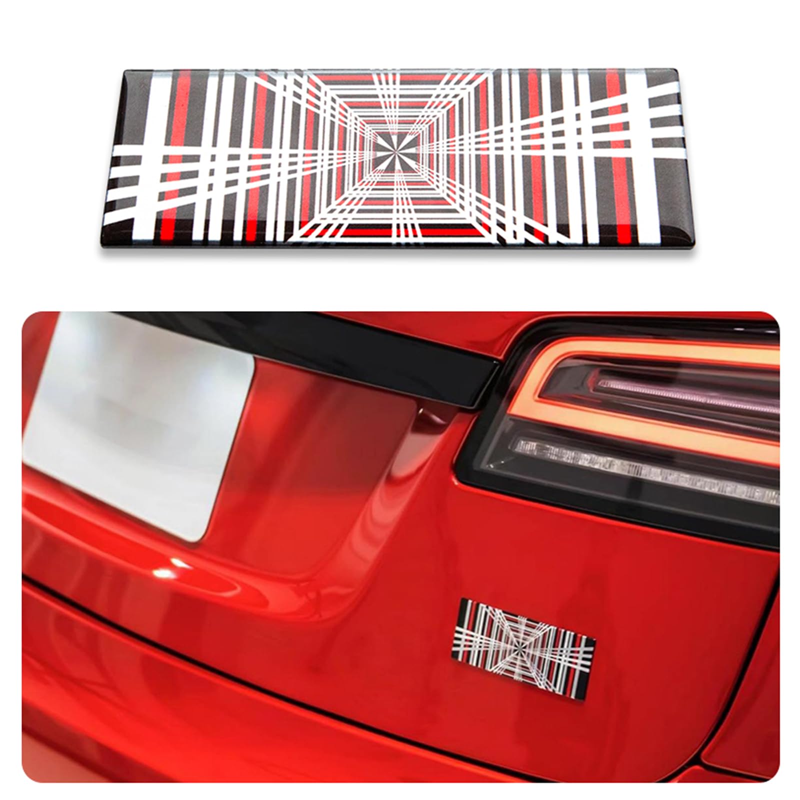 Plaid Badge Sticker for Tesla Model 3 Y S X Cybertruck