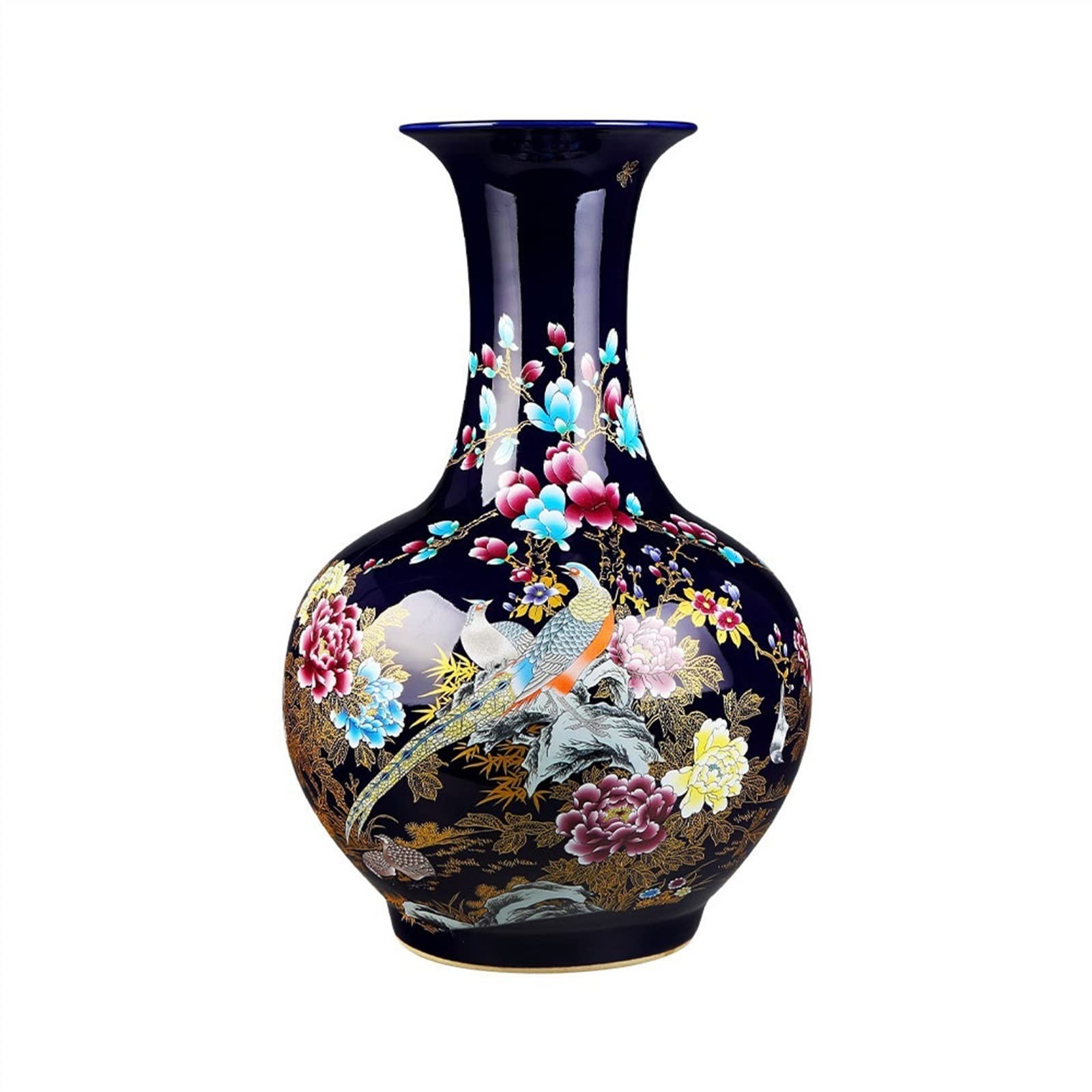 Vase de ferme de style chinois en céramique artisanale durable
