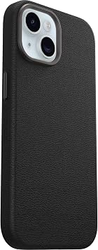 OtterBox Symmetry Serisi Kaktüs Deri MagSafe iPhone 15 için Kılıf, Darbeye Dayanıklı, Düşmeye Dayanıklı, İnce Koruyucu Kılıf, Askeri Standartlara Göre 3 x Daha Fazla Düşme, Siyah