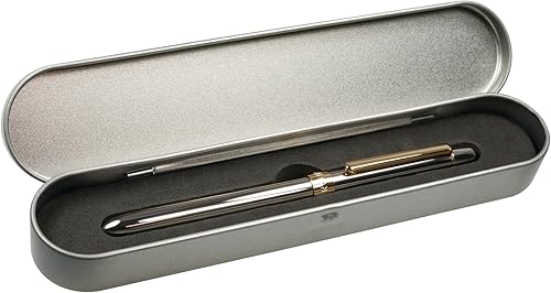 MILAN A.C Caja metálica bolígrafo Cuatro funciones, Blanco