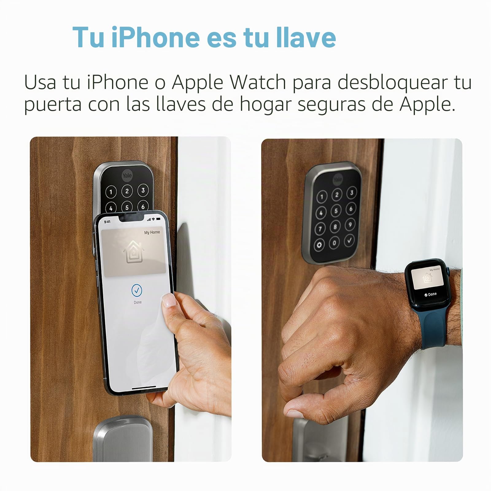 Yale Assure Lock 2 Plus (nuevo) con Apple Home Keys (Tap to Open) y Wi-Fi, bronce frotado con aceite