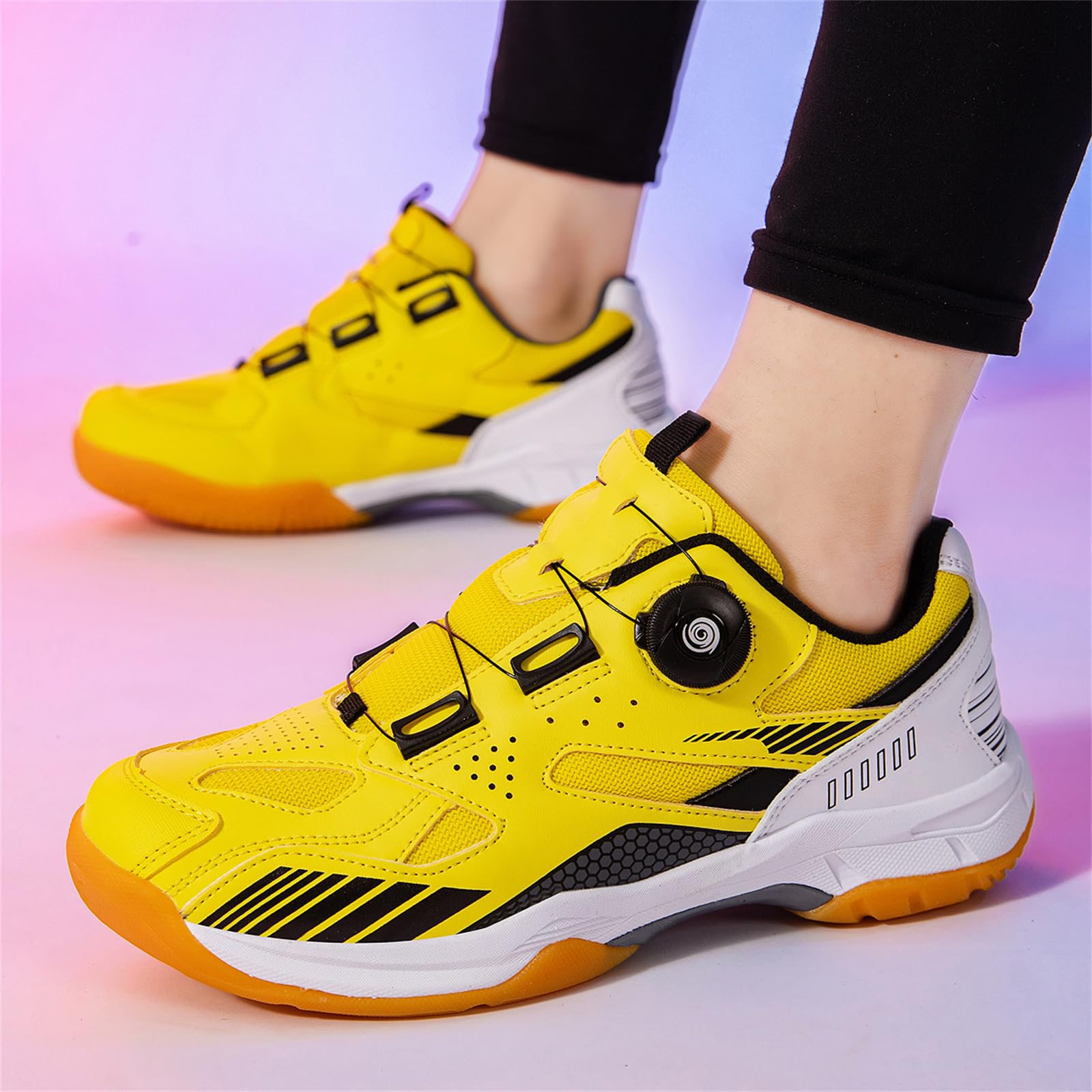 Zapatillas De Bádminton Ligeras para Tenis De Mesa Zapatillas De Pickleball Hombres Mujeres Zapatillas para Todas Las Superficies Antideslizantes Y Que No Dejan Marcas