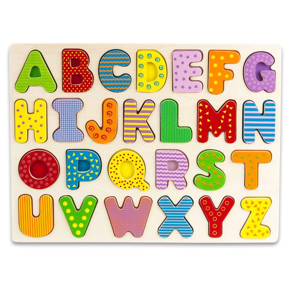 Amazon.com: Imagination Generation Alphabet Chunky Puzzle Board