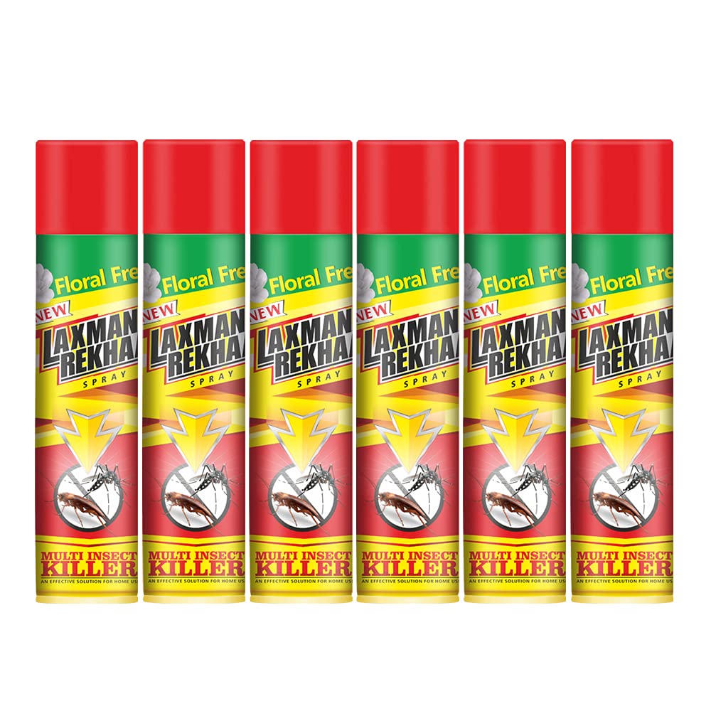 Laxmanrekhaa Spray, Mosquito and Cockroach Killer Spray 200ml - Pack of 6 (B09HNX4BLR) Amazon Price History, Amazon Price Tracker