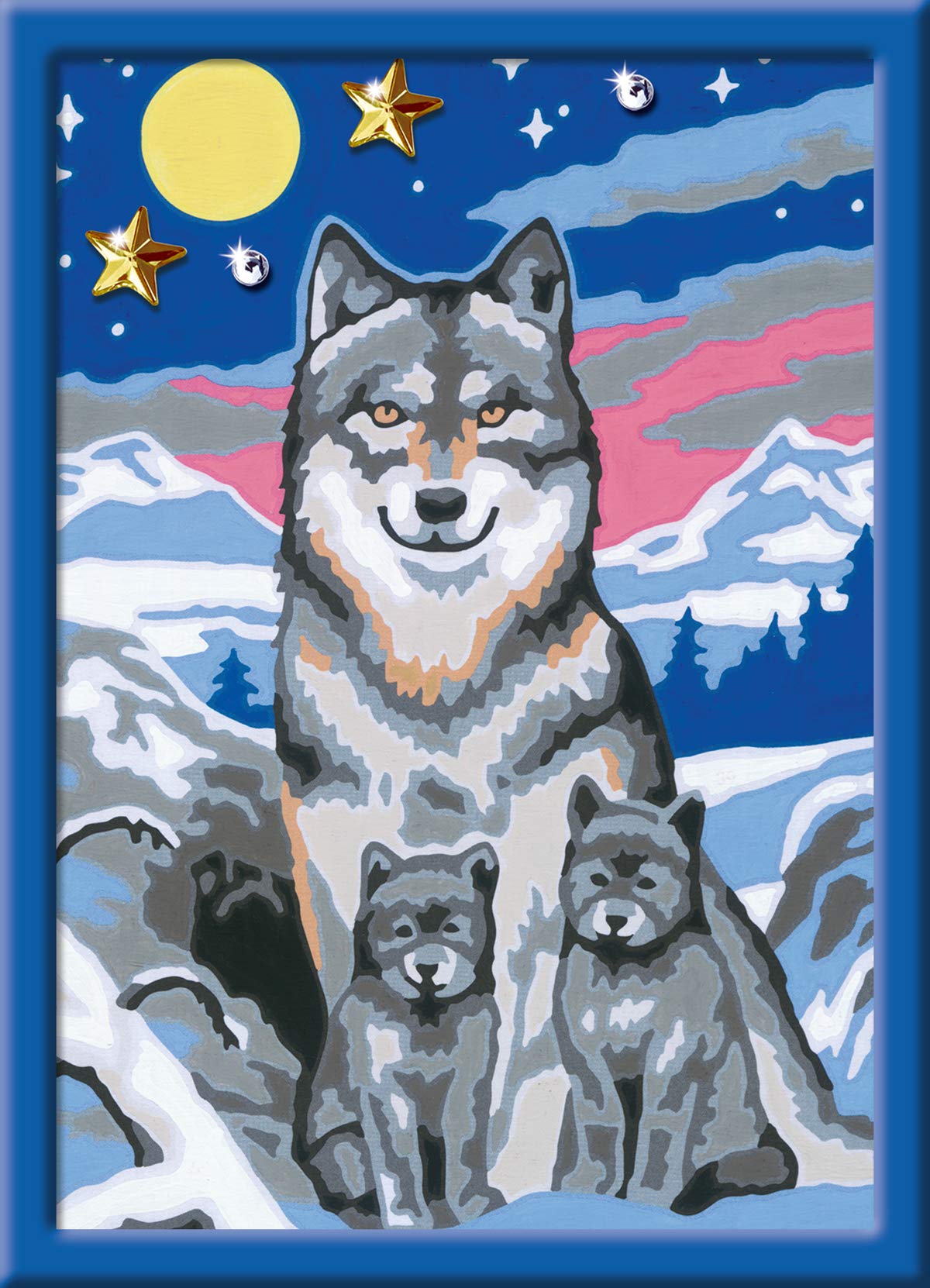 Ravensburger CreArt Chiens Retriever - Kit Peinture Au Numéro Dès 7 Ans - Version Allemande 28931