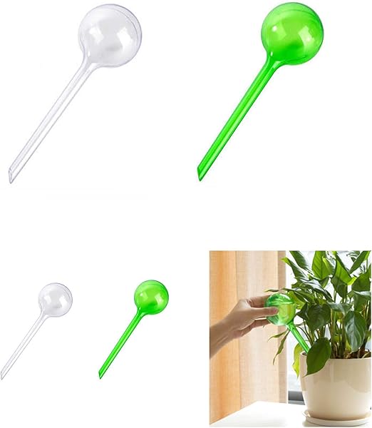 Amazon Dkklrr じょうろ 自動 自動給水装置 水やり当番 留守 自動灌水装置 土に挿し 潅漑 水やり 観葉 植物 散水 じょうろ容器 栽培家ハウス ガーデン 盆栽 給水装置 植物花自動装置 透明ガラス 植物花自動装置 給水器 かわいい ガラス 家庭用 屋内屋外 繰り返し 4個