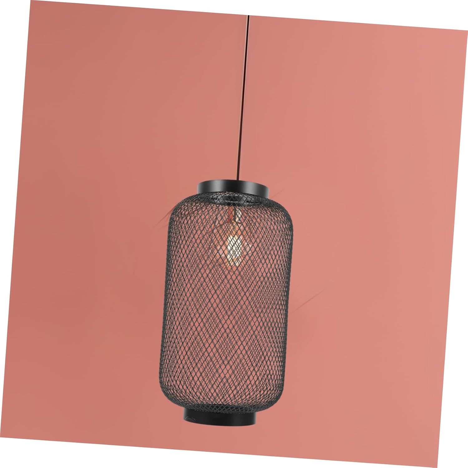 jojofuny Modern Hollow Metal Lampshade Cover Stylish Ceiling Light Shade for Pendant and Wall Lamps Easy to Install Vintage Decor for Living Room and Bedroom Matte