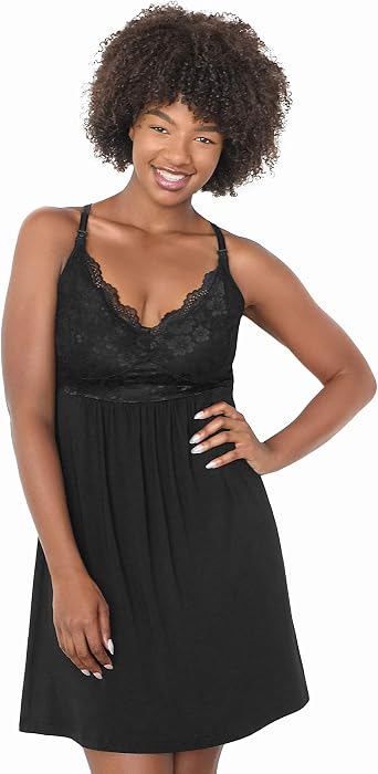 Kindred Bravely Lucille Nursing Nightgown & Postpartum Maternity Pajamas