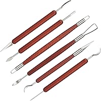Vista 20 de Kit de herramientas de arcilla Amrules, 27 piezas de herramientas de cerámica, práctico kit de herramientas de escultura de arcilla polimérica, set