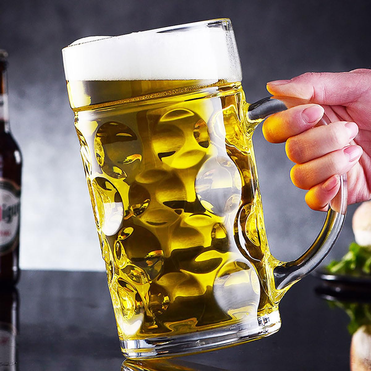 Amazon.co.jp: ビールジョッキ メガジョッキ ジョッキ ワイングラス
