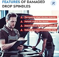 Vista 7 de Juego de husillos frontales de reducción de 2" para 2WD 4WD AWD 1999-2006 Chevy Silverado 1500 Cadillac Escalade Avalanche Suburban Tahoe Sierra