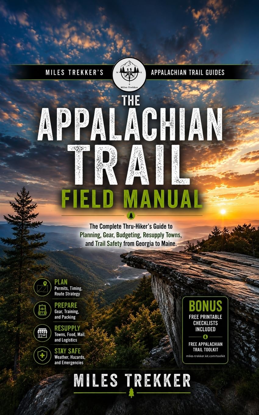 The Appalachian Trail Field Manual: The Complete Thru-Hiker's Guide to Planning, Gear, Budgeting, Resupply Towns, and Trail Safety from Georgia to Maine (Miles Trekker's Appalachian Trail Guides)