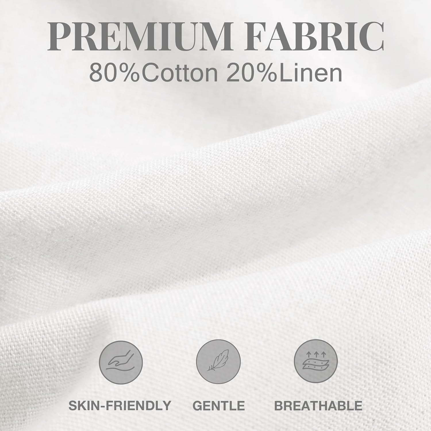 JEMLDL Men's Shorts Casual 7" Cotton Linen Button Elastic Waist Summer Beach Golf Shorts with Multi-Pocket - Image 6