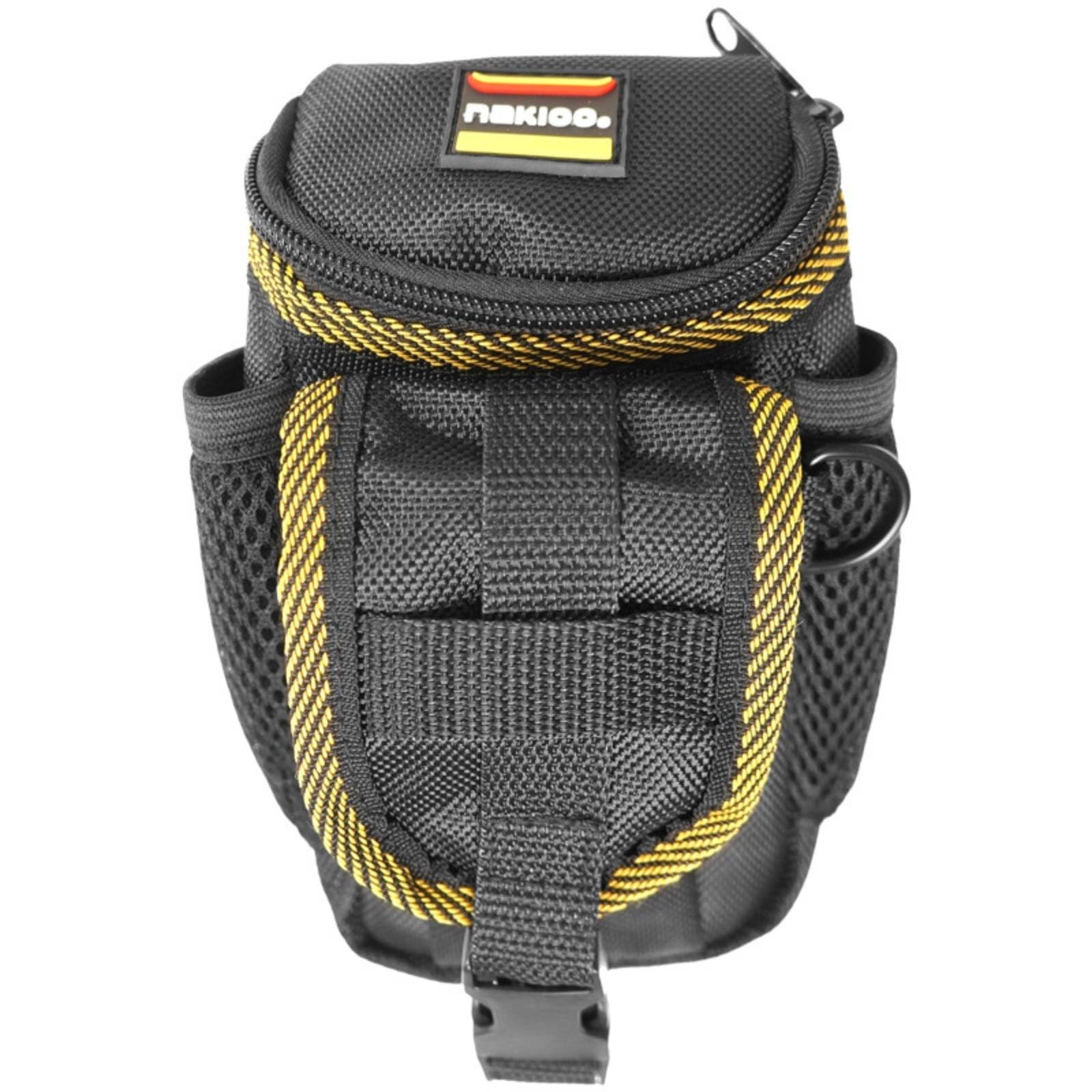 APIRILY Multi Pocket PDA Phone Pouch Hands Unrestricted Delivery Tool Bag Easy Reach Work Belt Pouch Multiple Pockets for Couriers, Logistics Workers, Warehouse, Shipping, 1009 Waist Bag-image-8