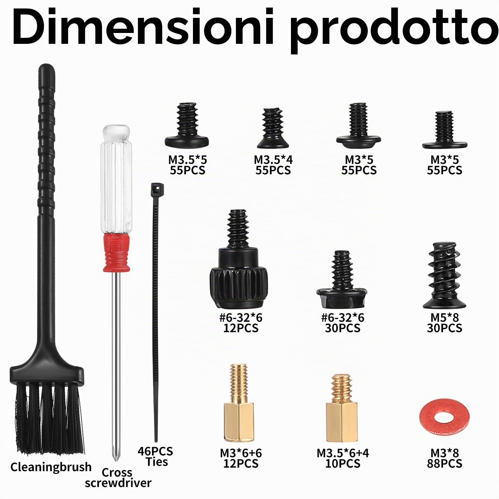 Set di viti per computer da 366 pezzi, distanziali per scheda madre, kit di viti con cacciavite | Leroy Merlin Set di viti per computer da 366 pezzi, distanziali per scheda madre, kit di viti con cacciavite | Leroy Merlin