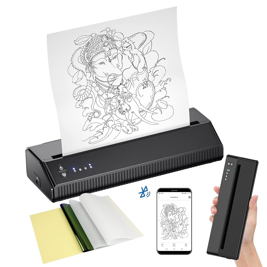 その他 Tattoo stencil printer Amazon.com: YILONG Tattoo Stencil Printer, Bluetooth Thermal