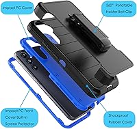 Vista 2 de Njjex Funda resistente para Samsung Galaxy A54 5G, para Galaxy A54 5G con funda de clip para cinturón, protector de pantalla integrado resistente a