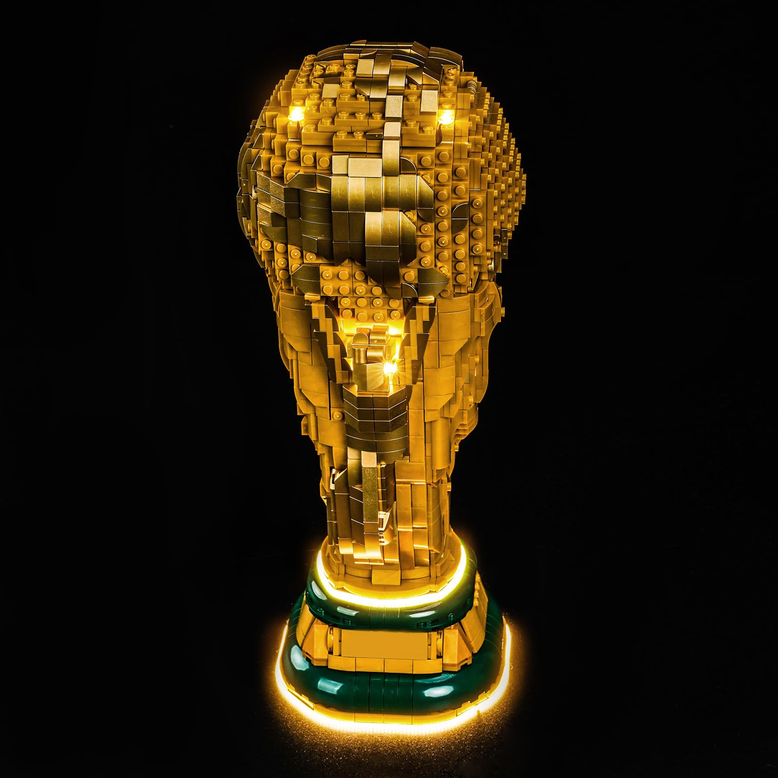 LocoLee Licht Kompatibel mit Lego Offizieller Pokal der FIFA Fußball-Weltmeisterschaft (Kein - Lego-Set) Dekorative Beleuchtung Set Compatible with Lego 43020 FIFA World Cup Official Trophy
