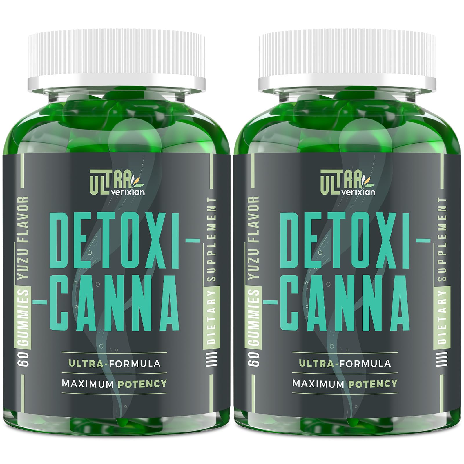 Detox Cleanse Gummies - Liver, Gut, Kidney Cleanse Detox & Repair, Rapid & Effective Full Body Cleanse Best for Women and Men with Milk Thistle - Natural Plant-Based Detox Supplement, 120 Gummies