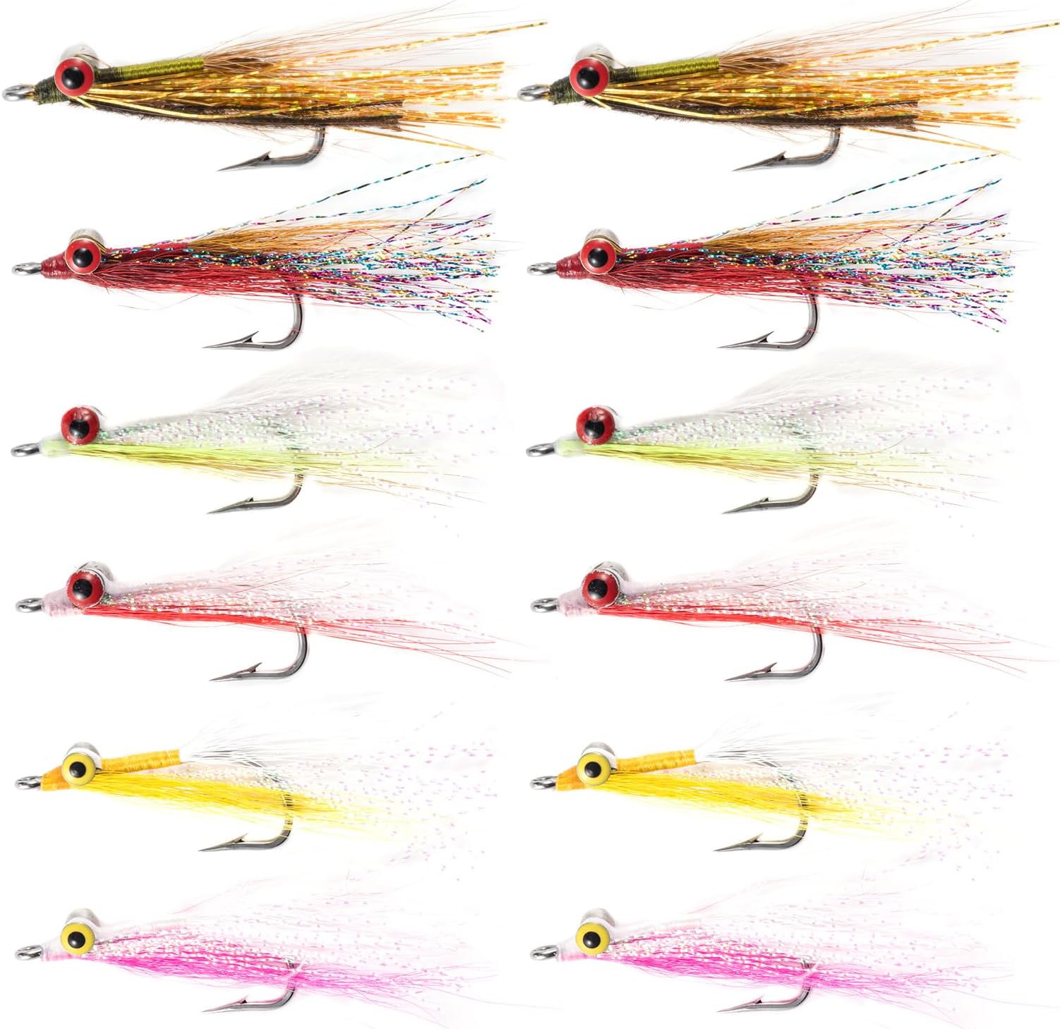 Goture Fly Fishing Flies Trout Flies Fly Fishing Lure Nymph Streamer Minnow Shrimp Flies for Fly Fishing