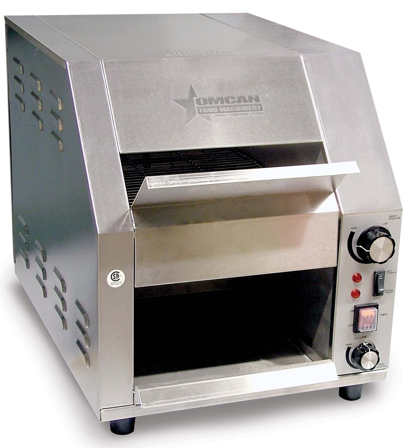 Commercial Conveyor Toaster Bun by Omcan – Stainless Steel, Model 19938