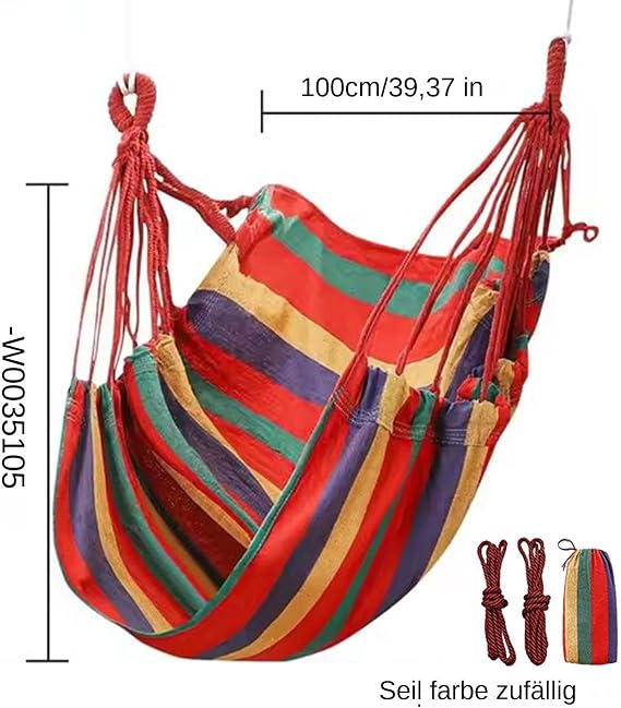 Bedroom Hammock Chair Thicken Padded Suspended Design