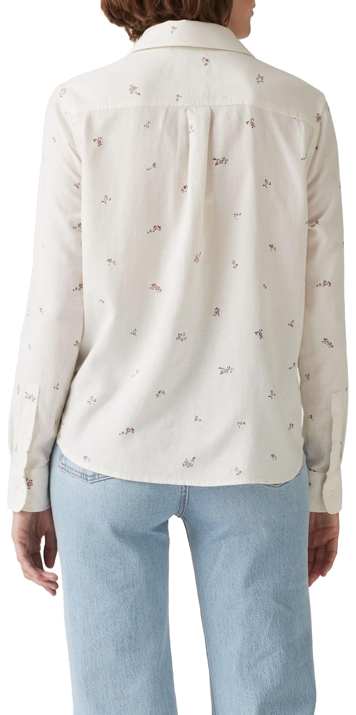 Levi's Damen New Classic Fit Hemd, Lou Ditsy Floral Egret Cotton Linen, XS – Ansicht 2