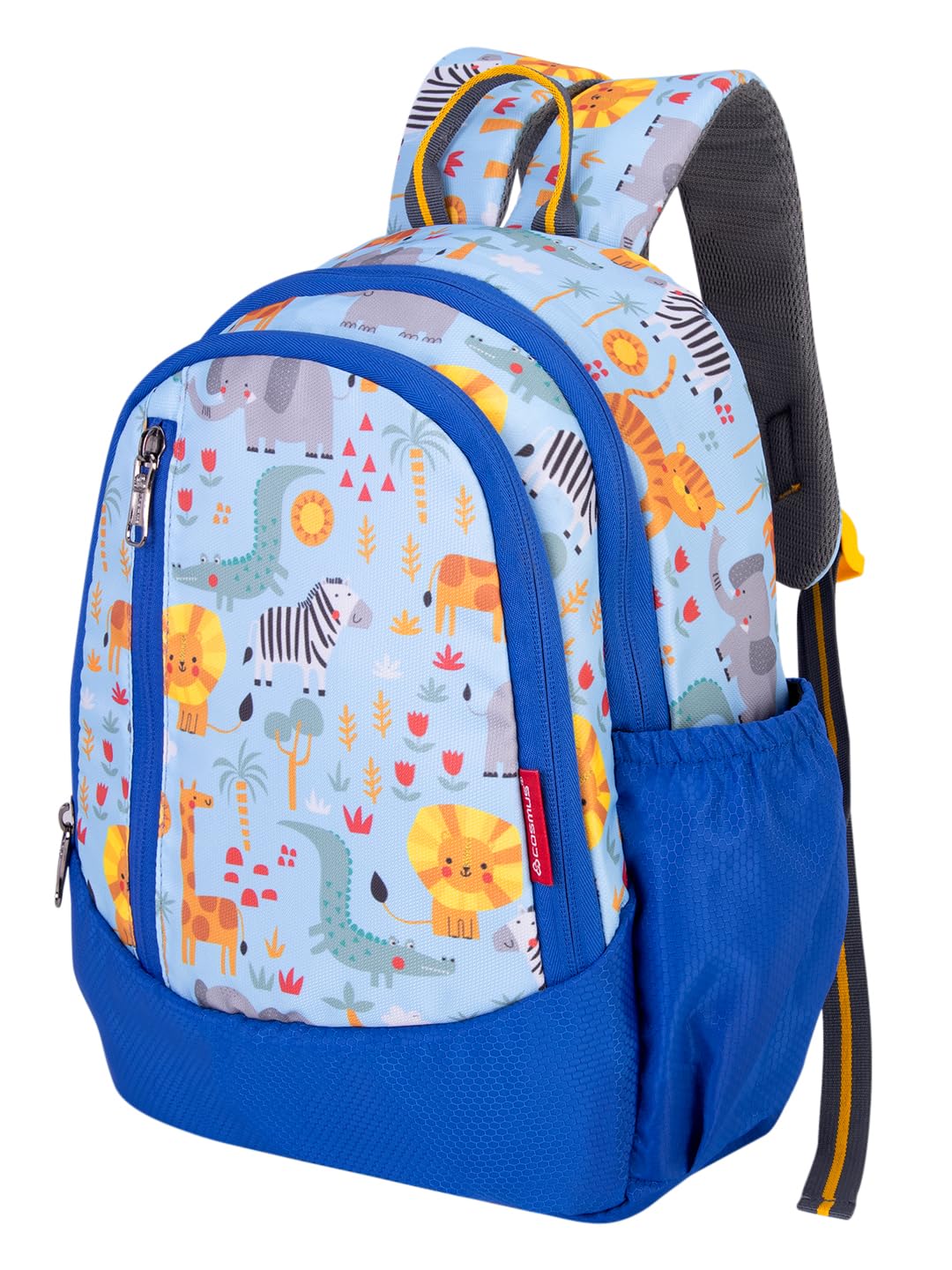 COSMUS TINY TOTS ANIMO torba szkolna z nadrukiem 20 l - 40 cm plecak dziecięcy idealny dla chłopców i dziewcząt w wieku 2-5 lat | plecaki na co dzień dla studentów