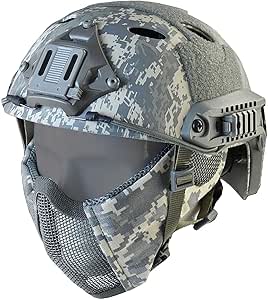 Aifordge Airsoft Vollgesichtsmaske - Profi Schutzmaske Mit Augenschutz Für Paintball & Cosplay