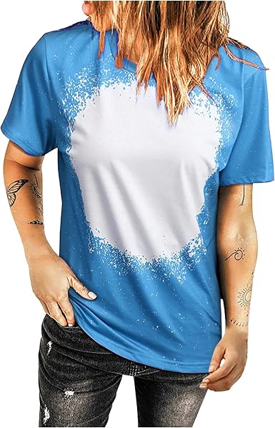 Women Funny Bleach Tees Shirt 