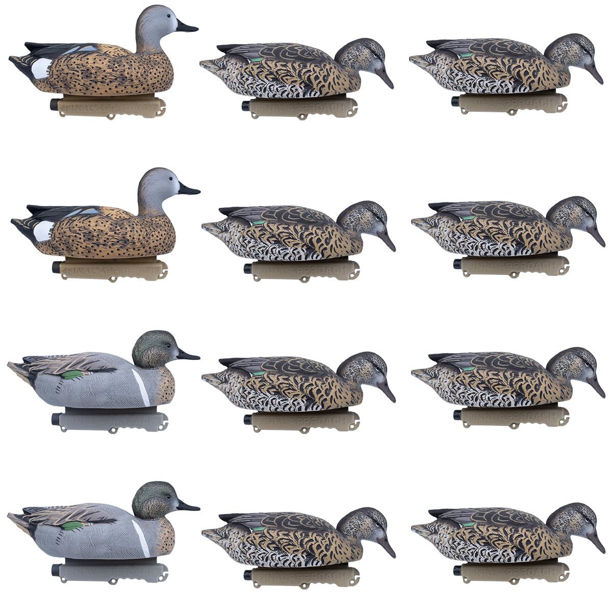 Final Approach HD Early Season Teal Floaters, Decoy 12 Pack