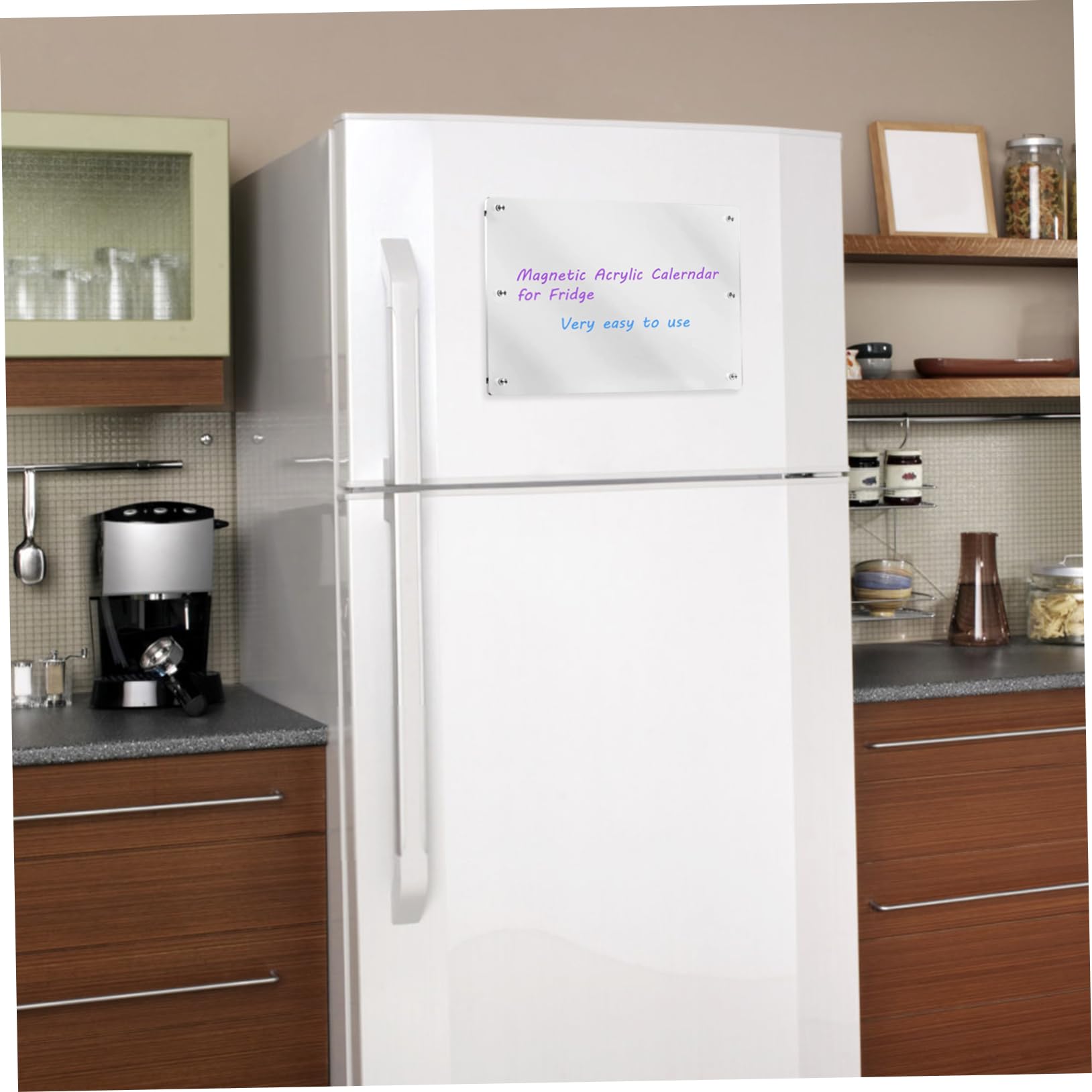 Stundenplan Whiteboard aus Acryl Magnetische Whiteboard Tafel für Kühlschrank Abwischbar und Praktisch Transparente Leere Fläche zum Planen und Zeichnen für Büro und Schüler