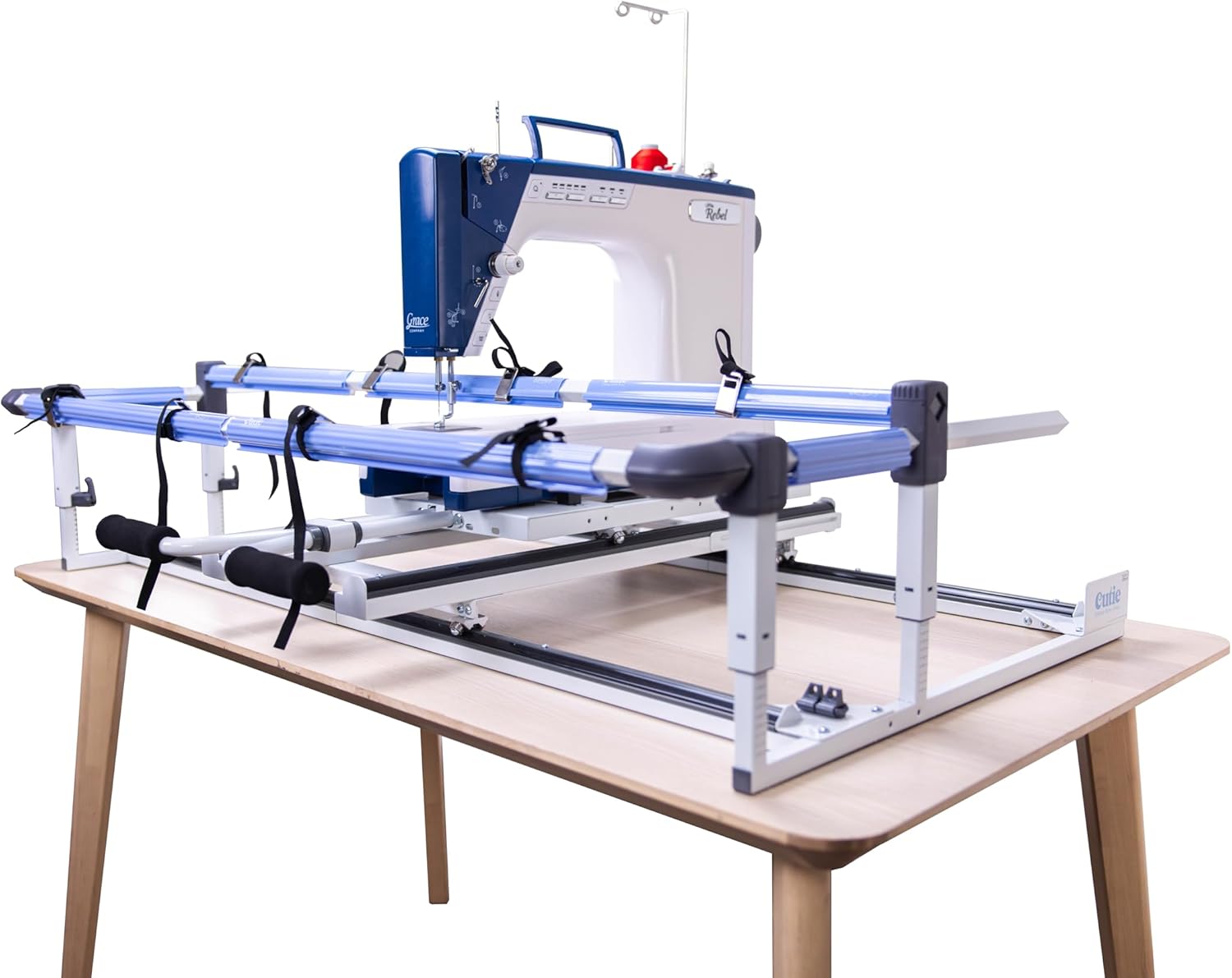 Little Rebel Sewing and Quilting Machine with Built-in Stitch Regulation (Little Rebel & Cutie Table Top Quilting Frame)