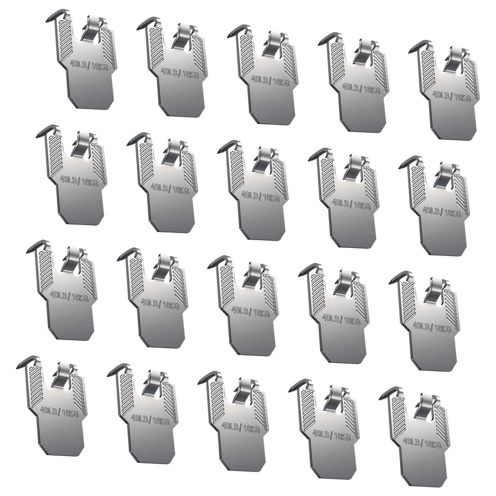 20Pcs Heavy Duty Picture Hanging Claws for Drywalls Mounting Frames Artwork Secure None Damage Wall Hook