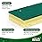 HOMEXCEL Sponges Kitchen 12pcs, Heavy Duty Sponges for Dishes, Scrub Cleaning Sponge for Non-Coated Cookware, Dishes, Pots, Pans, Dual Sided Dish Sponge for Kitchen, Household, Bathroom and More