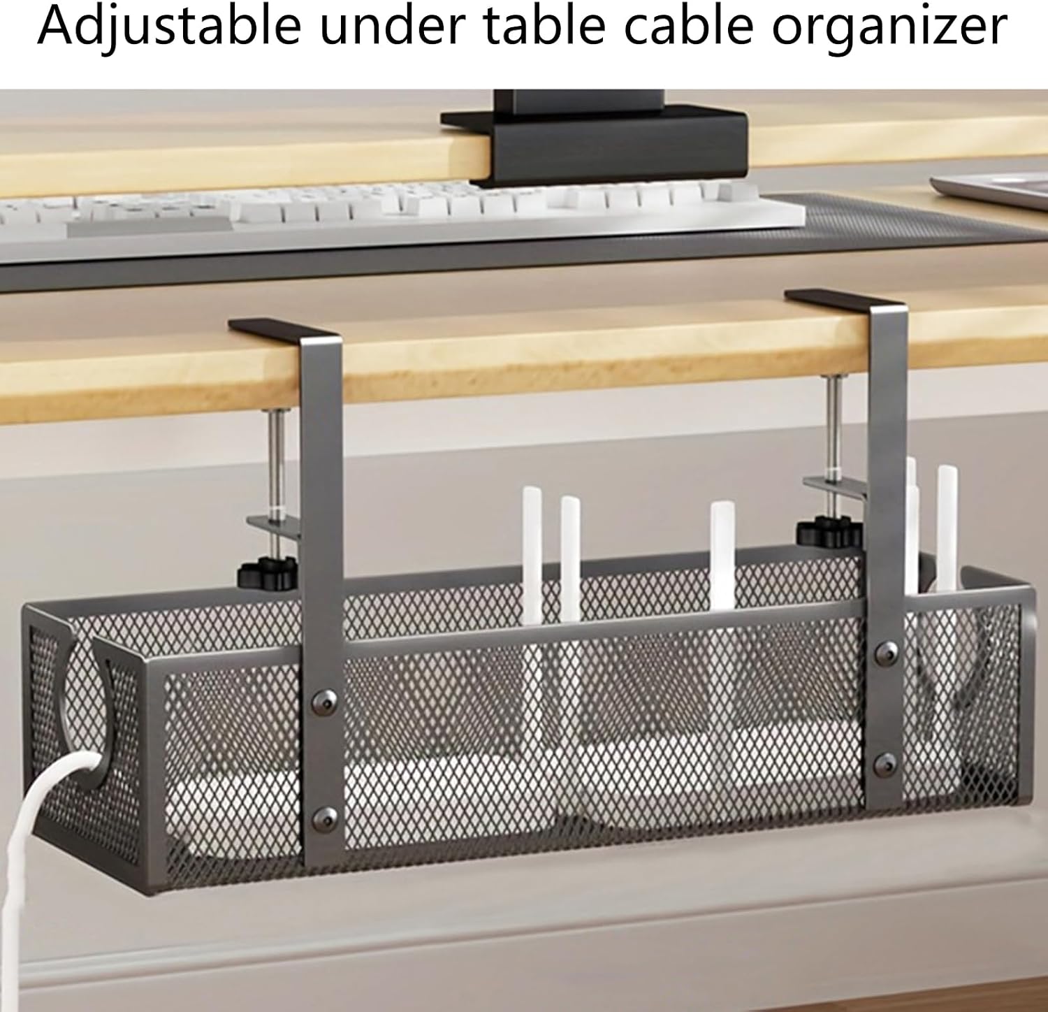 Metal Storage Baskets Metal Wire Hanging Organized for Kitchen Pantries and More Closet Hanging Basket Under Shelf Storage Basket