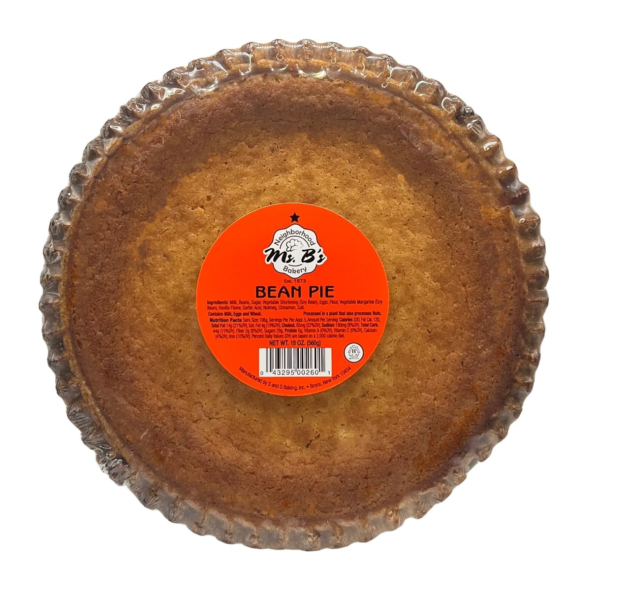 Bean Pie (18oz)