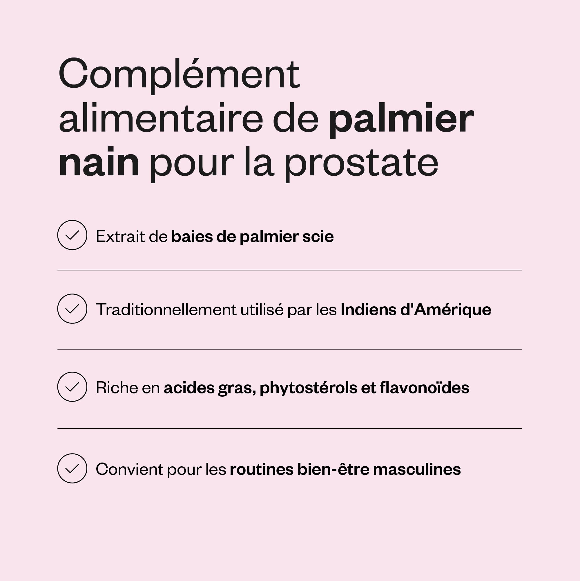 Saw Palmetto - Aide à Maintenir une Santé Optimale de la Prostate - Soutient le Débit Urinaire - Extrait Lipidostérolique de Palmier Scie Standardisé à 85% d'Acides Gras Libres - SuperSmart