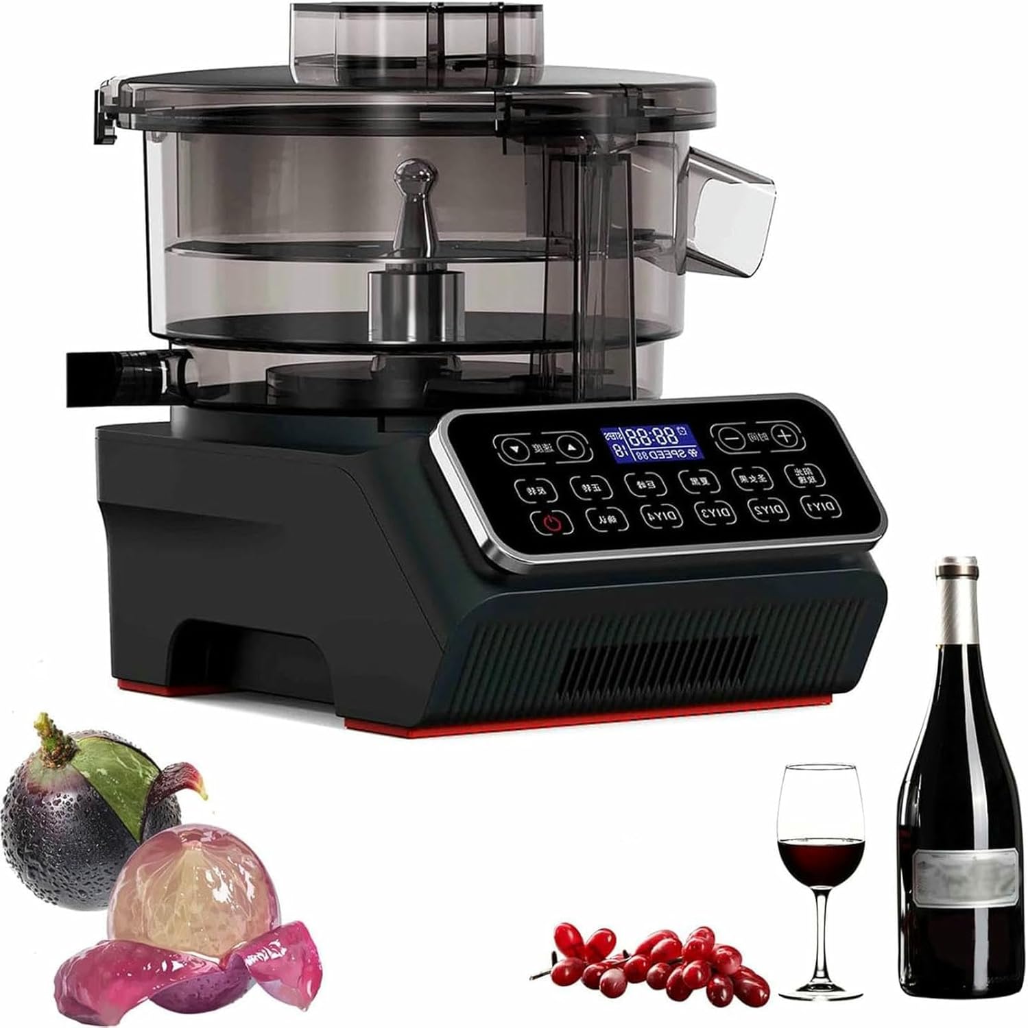 Auto Rotating Grape Skin Peeler, 25w Electric Grape Peeling Machine, for Cannery, Milk Tea Shop, Cherry Tomatoes