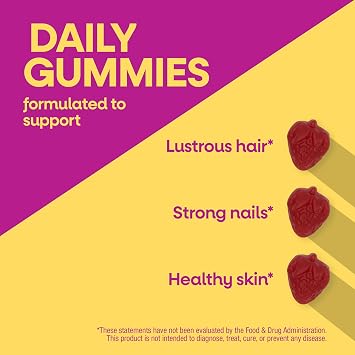 Nature's Way Alive! Hair, Skin & Nails Gummies with Collagen & Biotin,60 ct