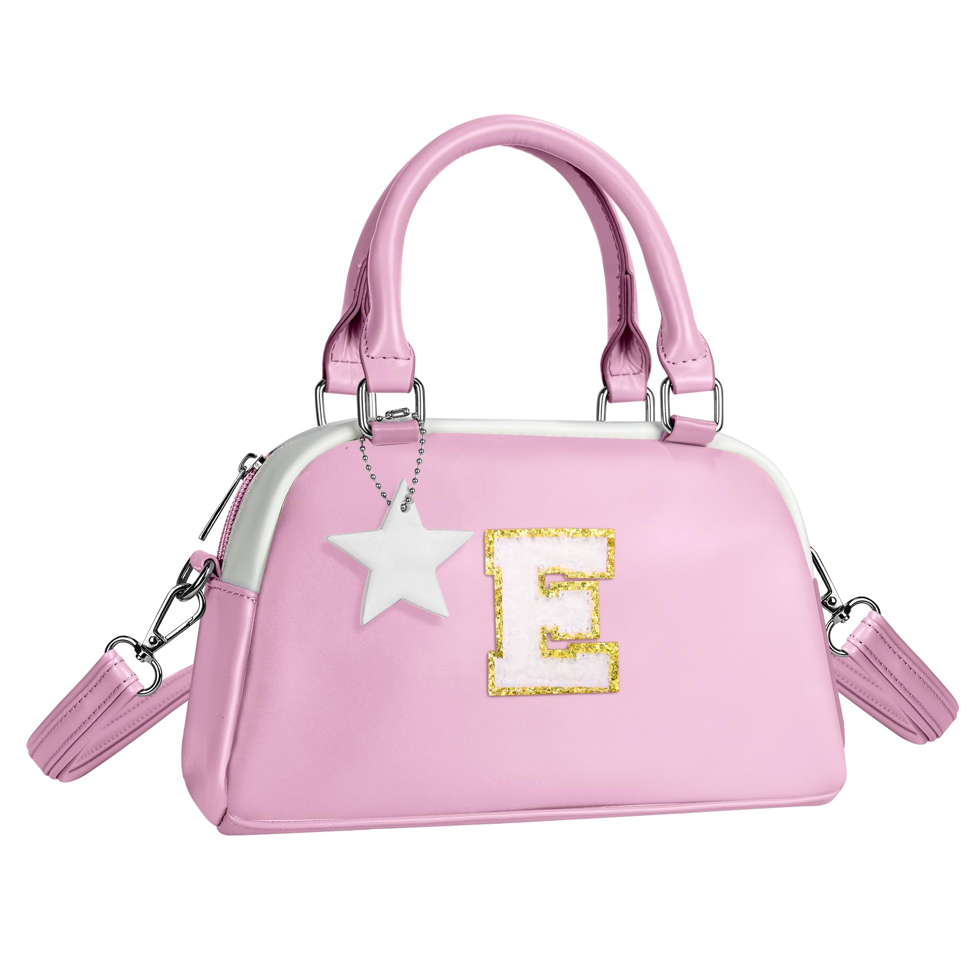 Elilier Birthday Gifts for 4 5 6 7 8 9 10 11 12, Girls Purse Kids Handle Bag, Crossbody Bags for Girl Preteens Teens, Initial bag for makeup kits,