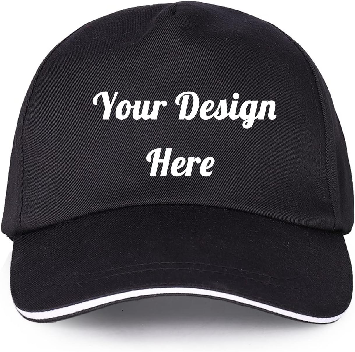 xuanbeauty Personalised Baseball Cap, Unisex Summer Trucker Cap Adjustable Sports Baseball Hat