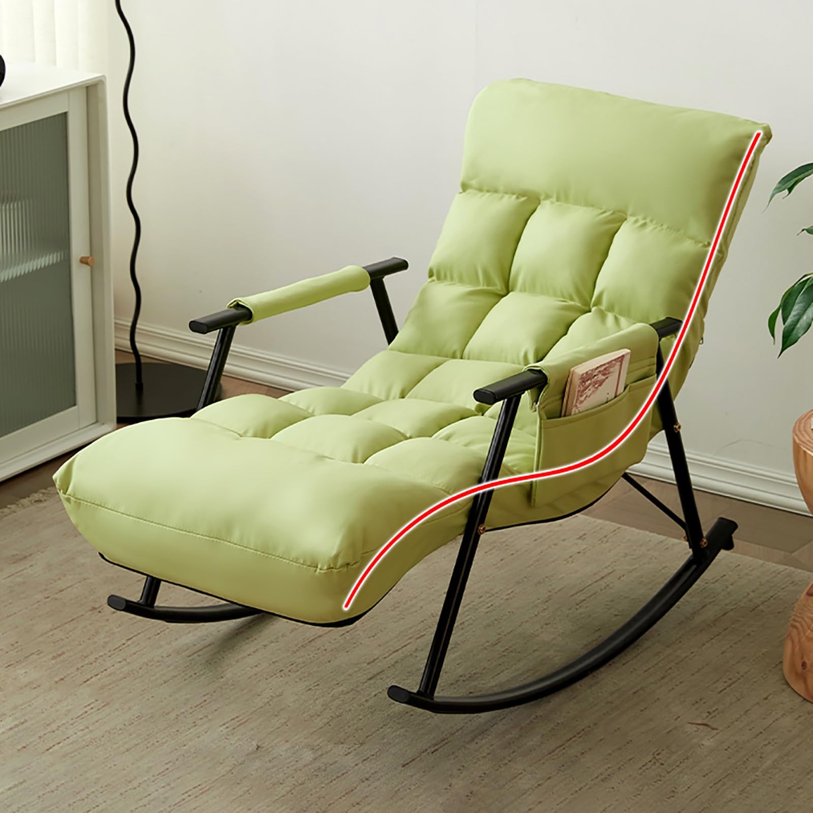 Chaise de camping surdimensionnée pour soulager le dos et relaxer le corps