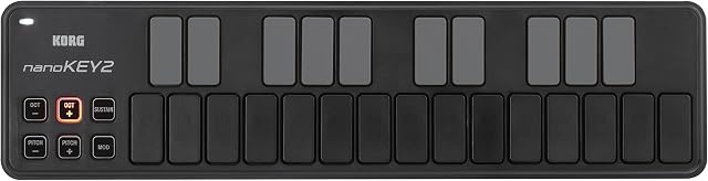 Korg nanoKEY2 Slim-Line USB MIDI Keyboard (Black)