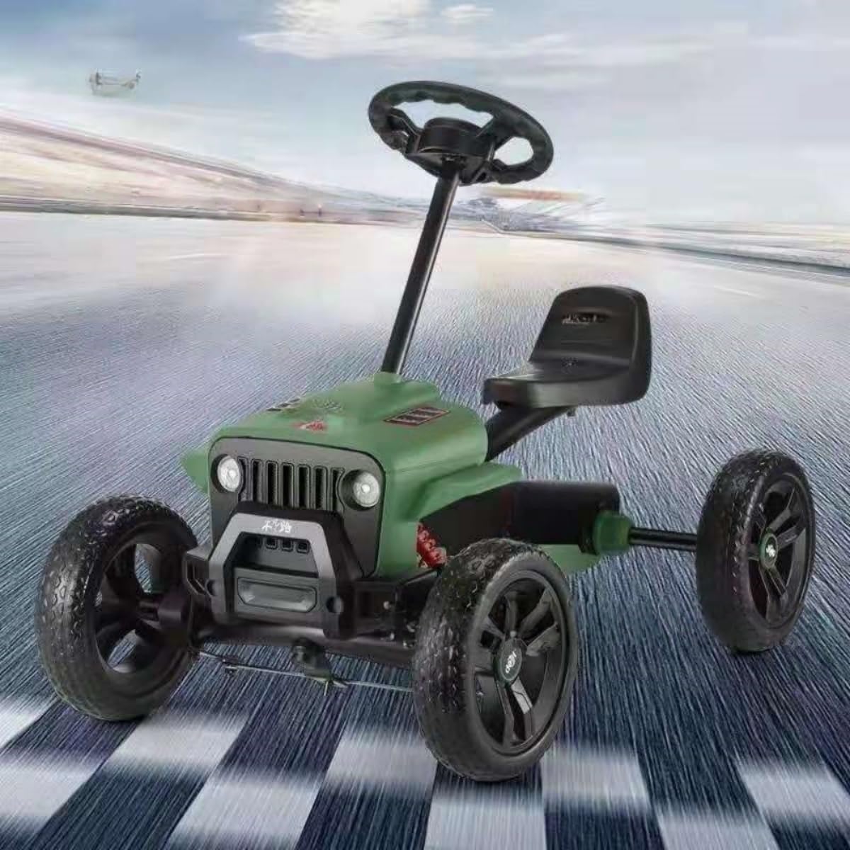 Volleboゴーカ ート ドリフトカー ト乗用玩具 足こぎ ペダル式カー ゴーカート 四輪バギー 乗 用 子供用 男の子 女の子