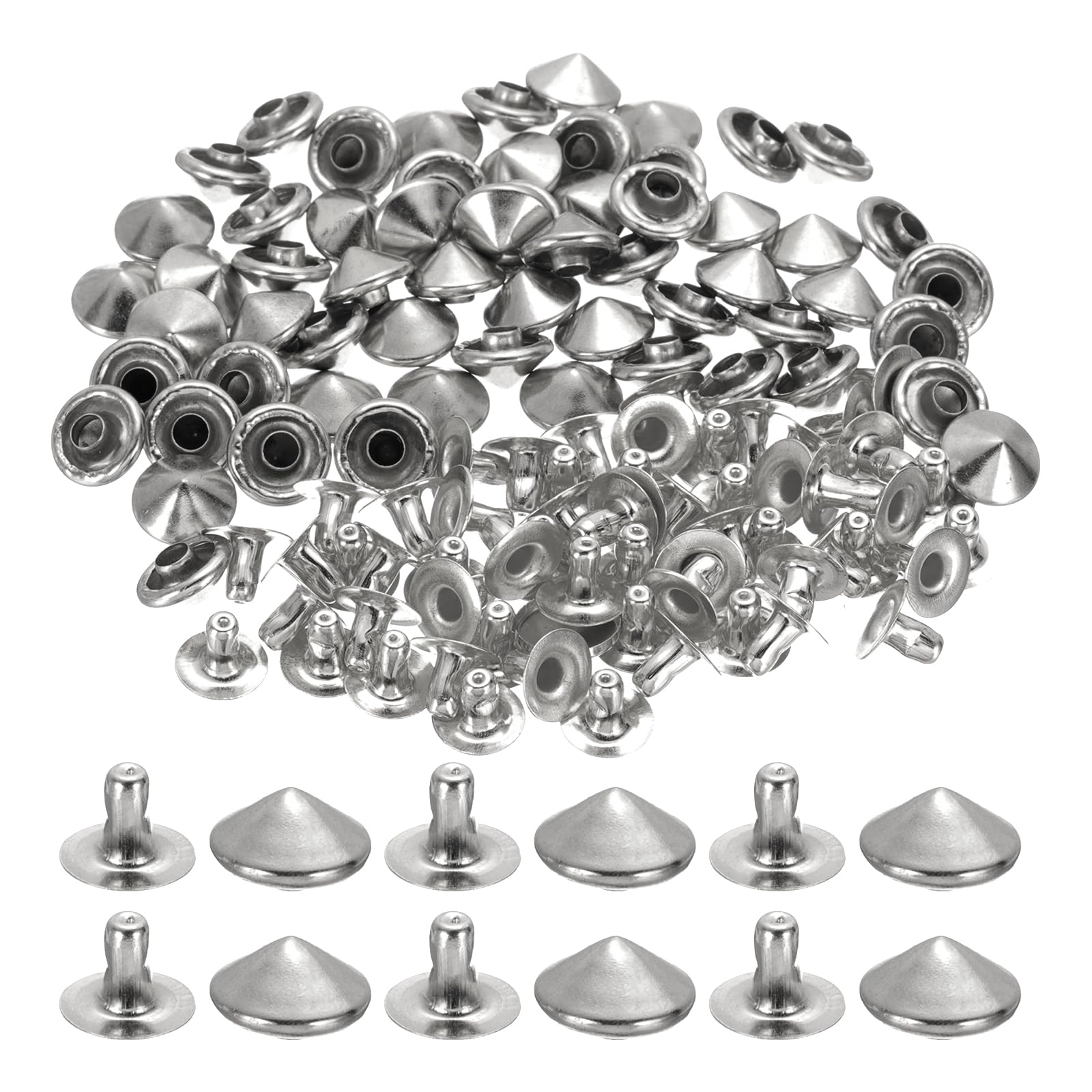 PATIKIL 9mm Spike Rivets